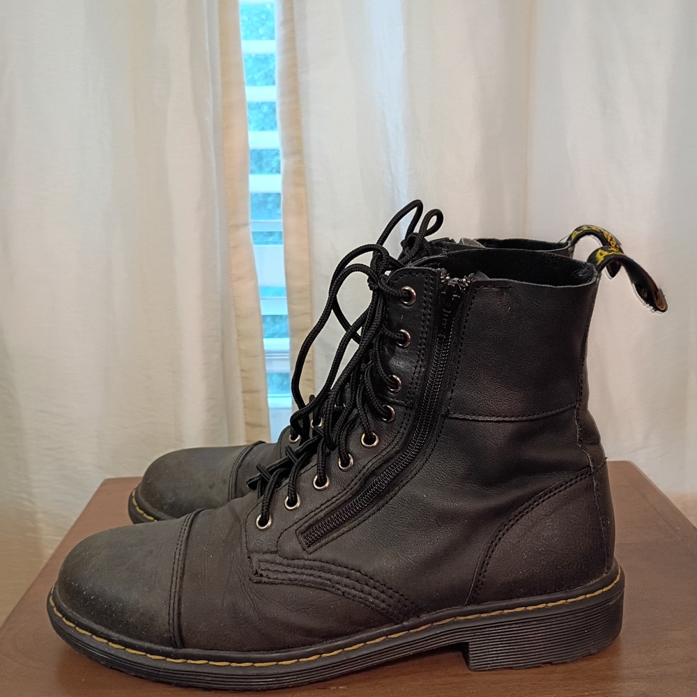 Dr. Martens Black Leather Boots